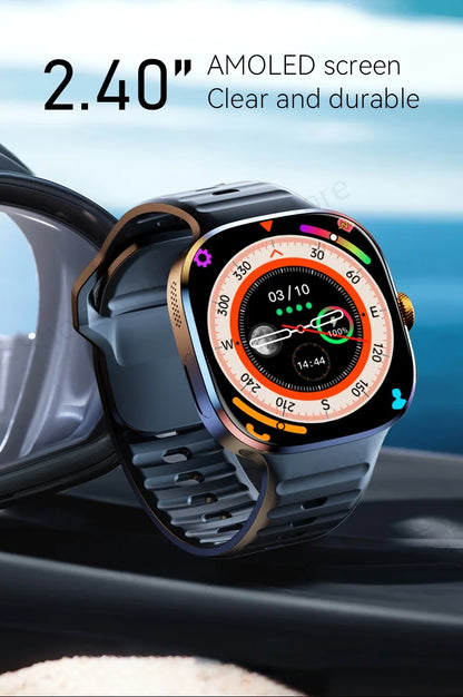 M99 Smartwatch 5G With 2.4inch Amoled Screen 900W Rotating Camera WIFI GPS Position Compass NFC Bluetooth Smart Watch Men Women