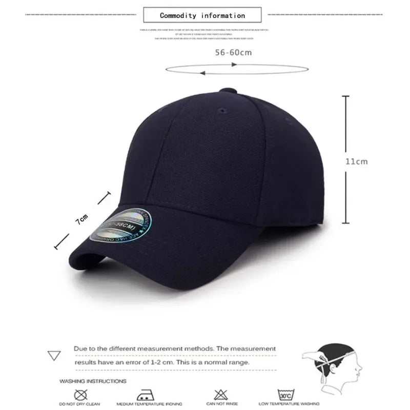 Spring summer High Quality Baseball Cap Man women Fitted Closed Full Cap Outdoor Breathable Sports Sun Trucker Hat Gorras Hombre