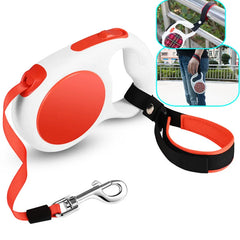 Dog Leash Adjustable Dogs Leash Bracelet Safety Ring Dogs Walker Retractable Leashes