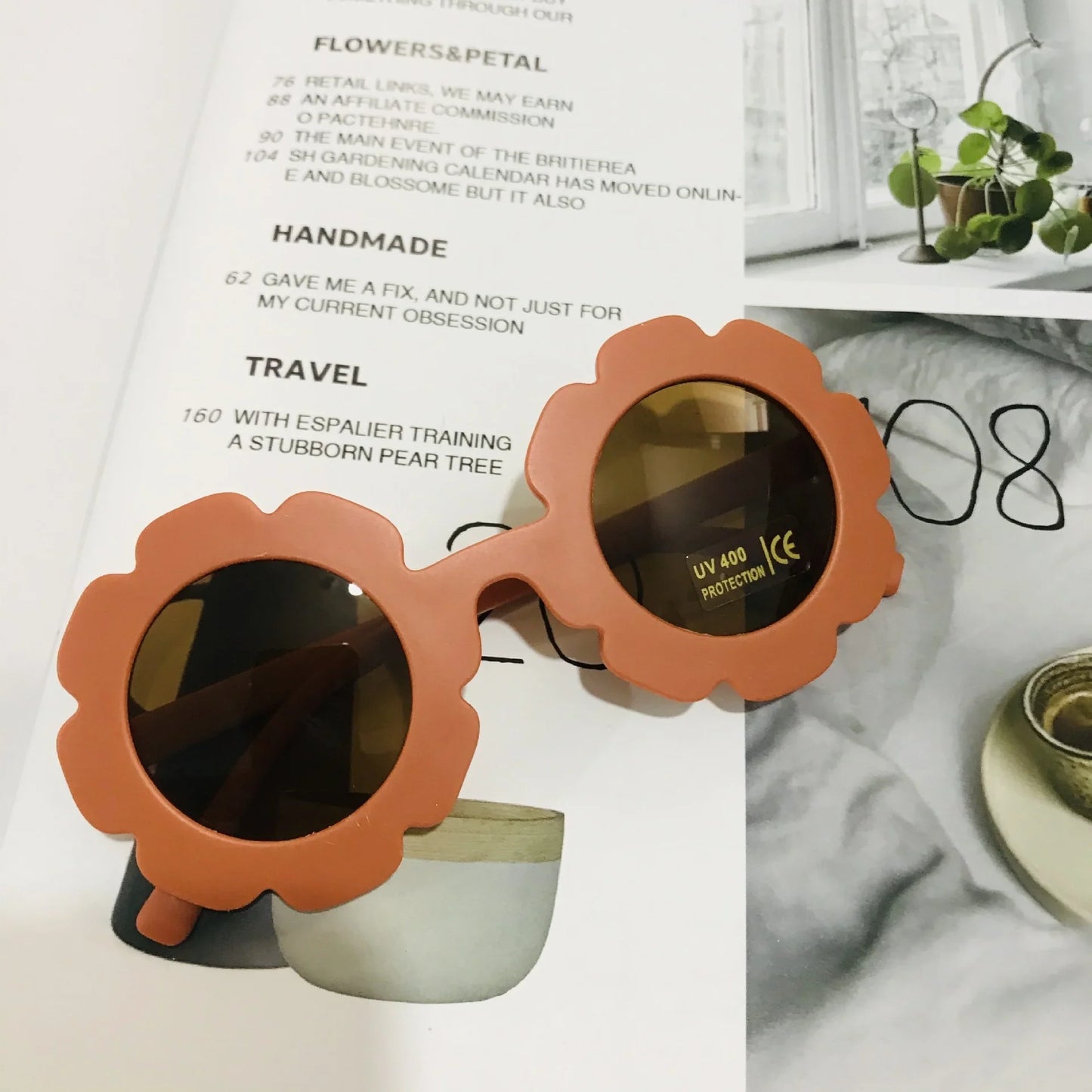 2023 new cute children's frosted glasses  color series baby sunglasses