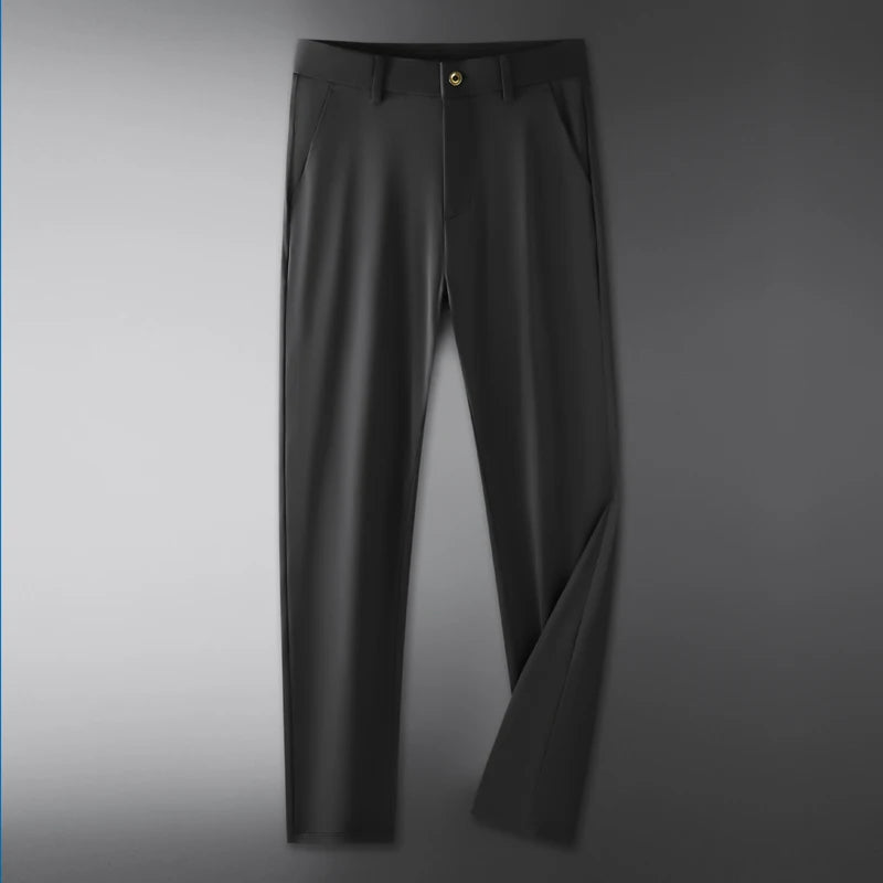 Stretch Pants Classic Simple Business Casual Formal Non-ironing Stretch Trousers Men's