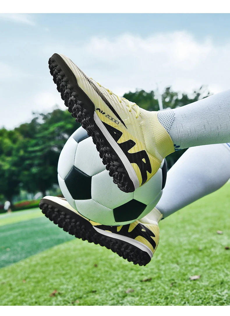 Men Soccer Shoes Grass Society Training Football Boots Cleats