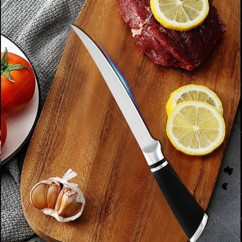 Japanese Chef Sashimi Knife Salmon Cleaver Stainless Steel Butcher's Meat Cutting