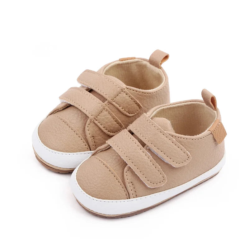 Baby Casual Sneaker Spring and Autumn Soft PU and TPR Sole Anti-slip