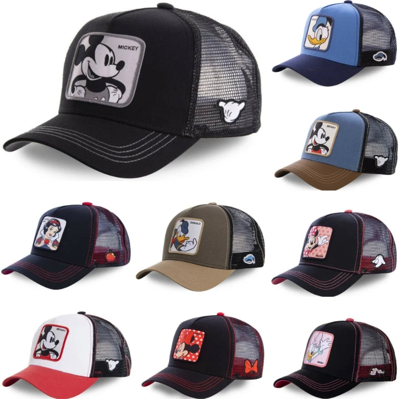 Disney Styles Anime Cartoon Snapback Cotton Baseball Cap Men Women Hip Hop