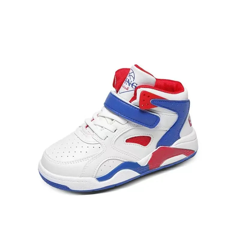 Kids Fashion High-top Sneakers for Boys Girls Shoes Breathable Sports Running Shoes