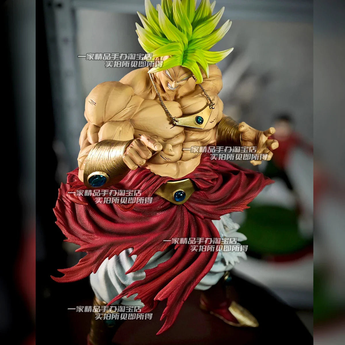 50CM  Dragon Ball Breaking Circle Broly Figure JT Statue Brother Super Saiyan GK Statue Model Ornament Boy Gift