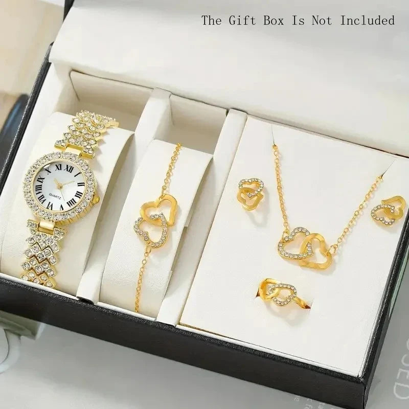 Watch For Women Watches 2023 Best Selling Products Luxury Watch Luxury Brand Reloj Mujer Watch Bracelet Set Diamond Steel Band