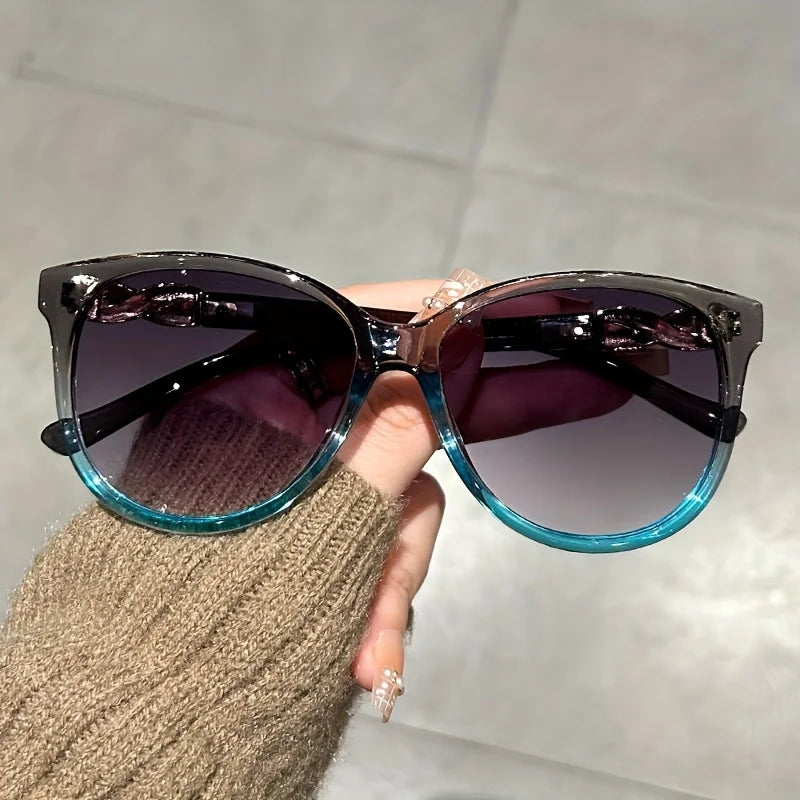 Women's Cat Eye Sunglasses Retro Butterfly Sunglasses Women's Fashion Mountaineering Sunglasses