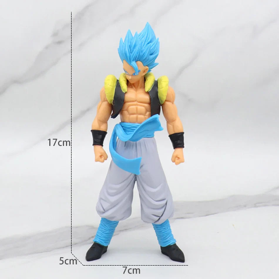 Anime Dragon Ball Z Super Saiyan Son Goku Broly Vegeta Anime Action Figure Model Christmas Gifts Collectible Figurines for Kids
