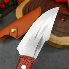 Stainless Steel Boning Knife Cleaver Fish Meat Vegetable Kitchen Knives ABS Handle