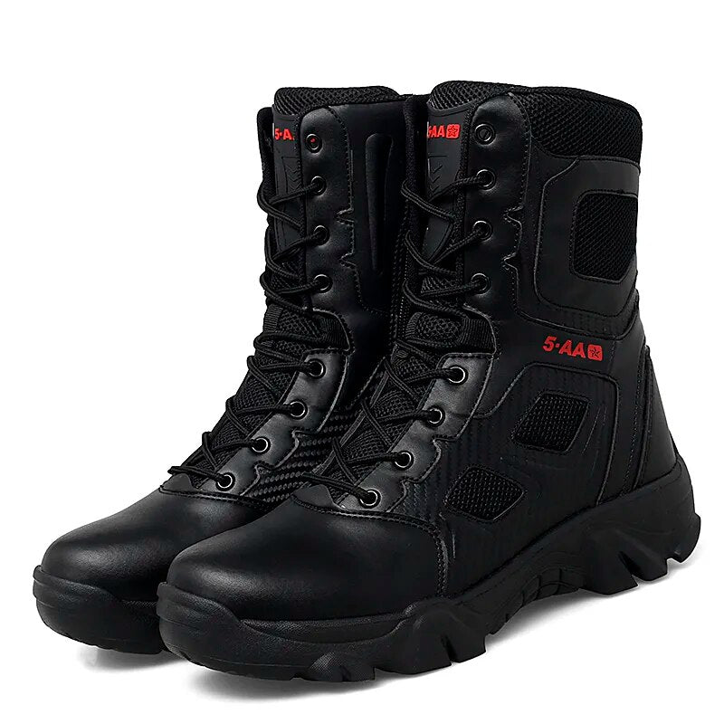 Men's Tactical Military Outdoor Boots Desert Work Shoes Camping Hiking Hunting Boots