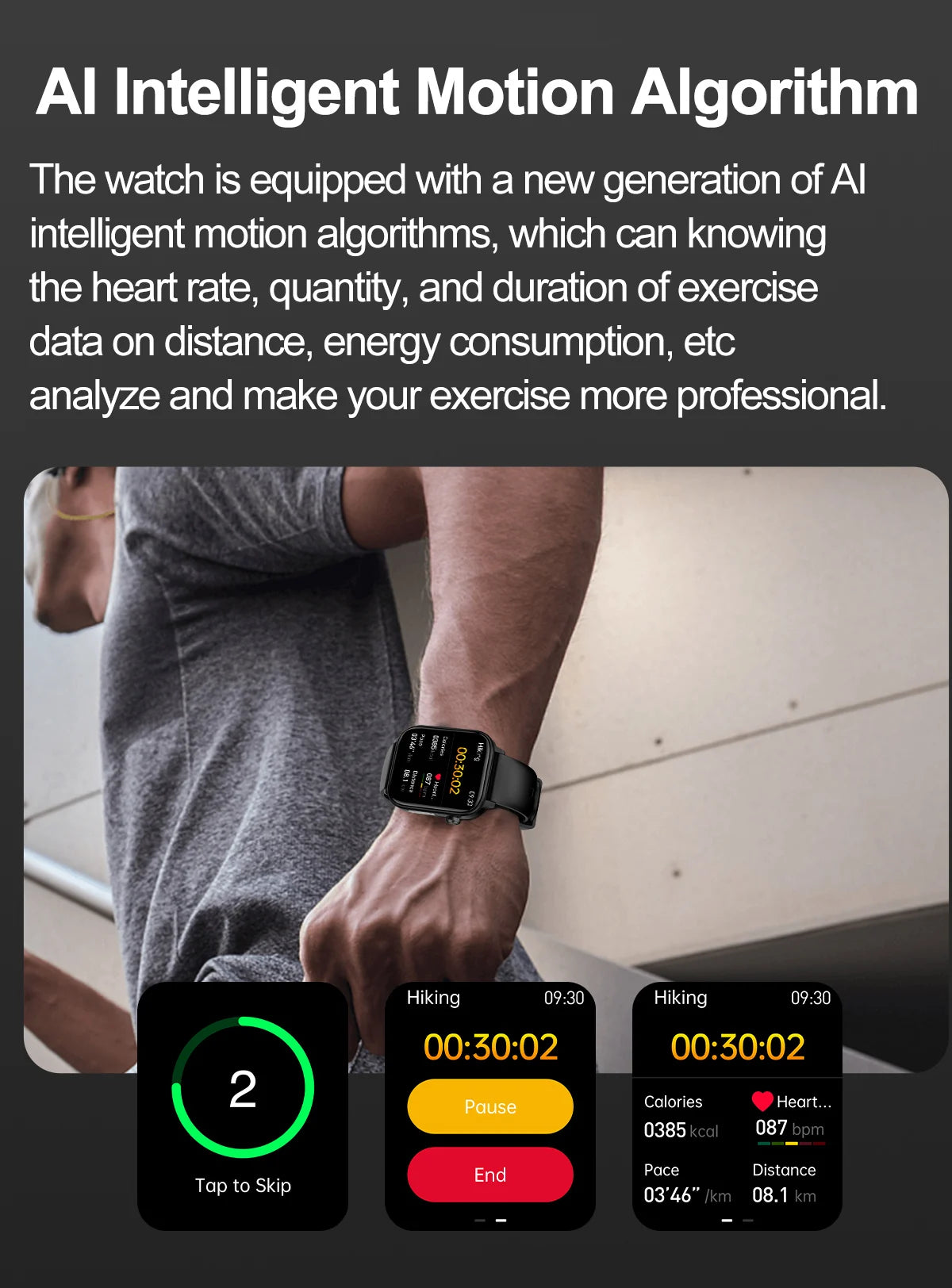 2026 New Blood lipids Uric Acid testing Smart Watch Men ECG+PPG Blood Pressure blood oxygen Bluetooth Call Health smartwatch iOS