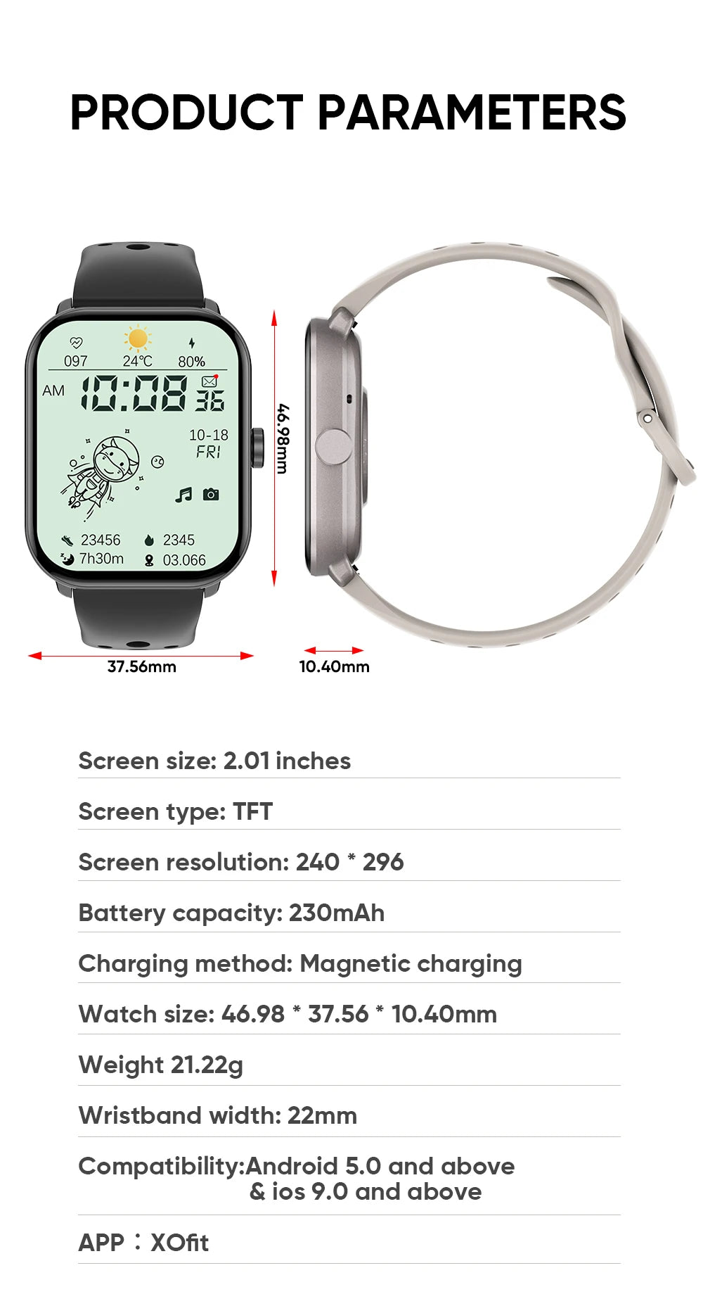 New BOXUXING Watch 5 Global Version Men Women HD AMOLED Screen Heart Rate Bluetooth Call GPS Track Waterproof Sports Smart Watch