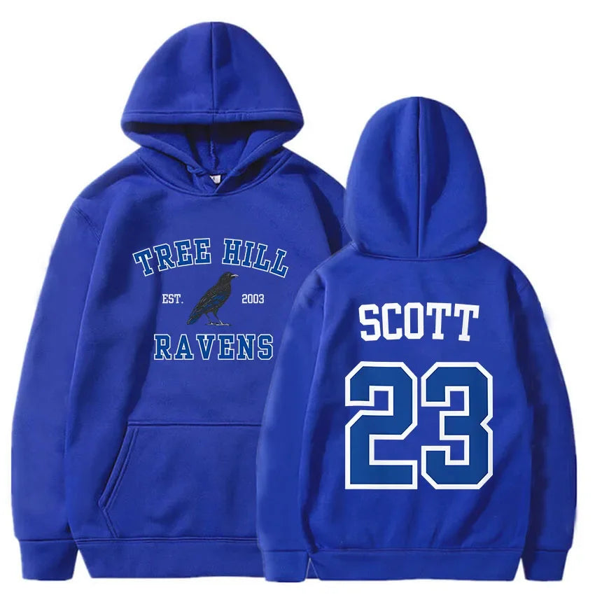 Women Hoodies TREE HILL RAVENS Scott23 Graphic Sweatshirts with Pocket Keith
