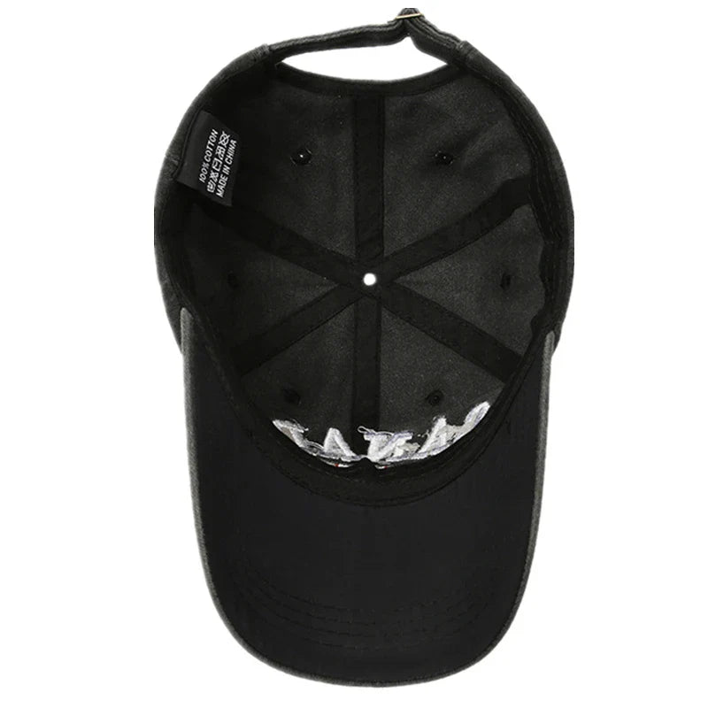 Unisex Washed Cotton Vintage Cap High Quality CANADA Letter Embroidery Baseball Cap Men And Women Outdoor Sports Hats