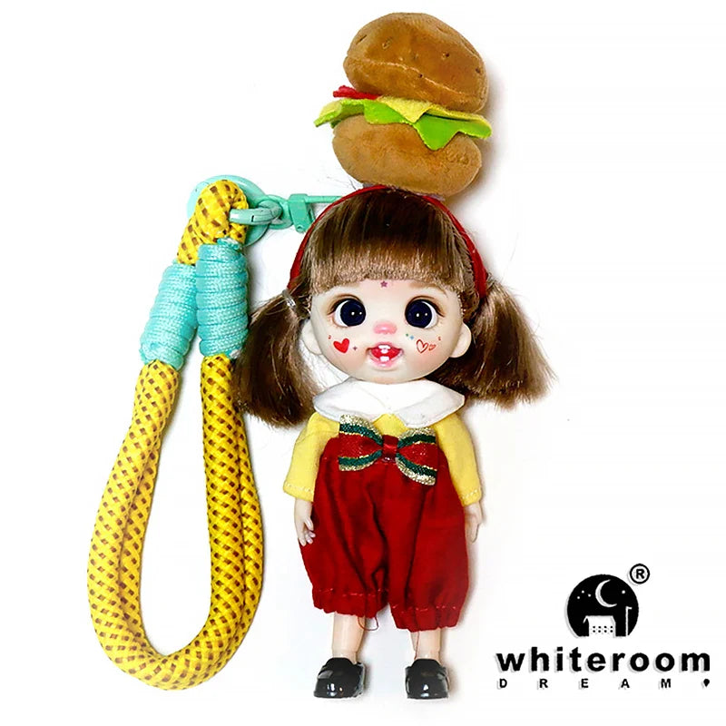 bjd doll Dolls for girls Labbu doll pocket mini blyth girl Doll Barbi cry Baby Rainbow Ball jointed doll Mobile phone Decoration