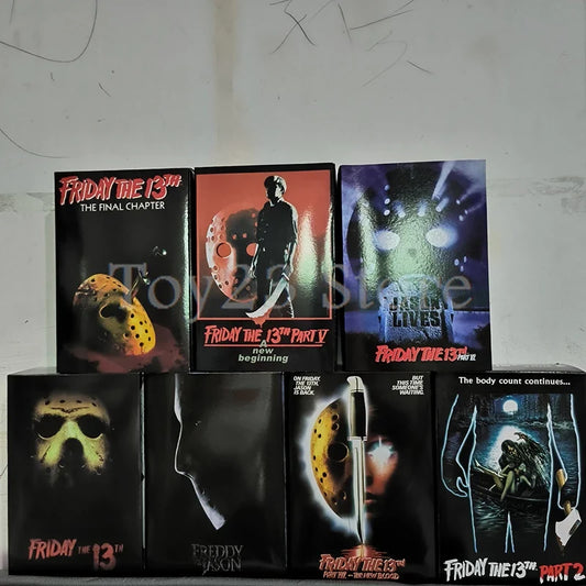 NECA Friday The 13th Figure Pennywise Part VII 7 New Blood Ultimate Jason Voorhees Action Figure Model Horror Halloween Gift