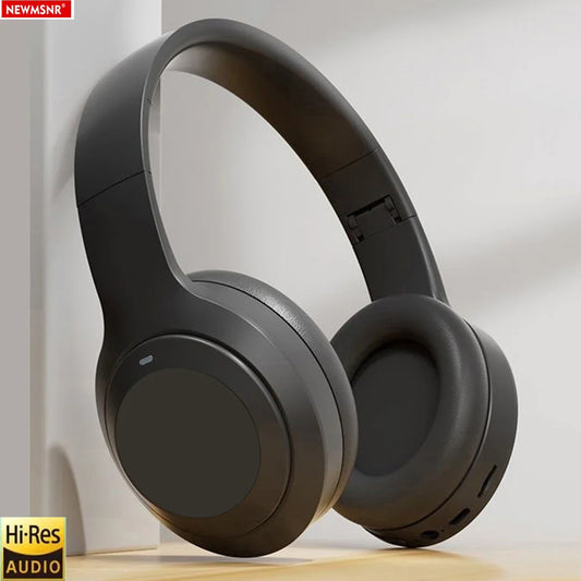 Over Ear HIFI Stereo Headsets Wireless Bluetooth Headphones Sports Gaming Earphones with HD Mic Support TF/AUX noise reduction
