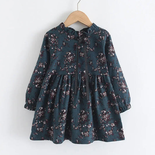 Girls Dress Spring Kids Princess Dress Casual Floral Costumes