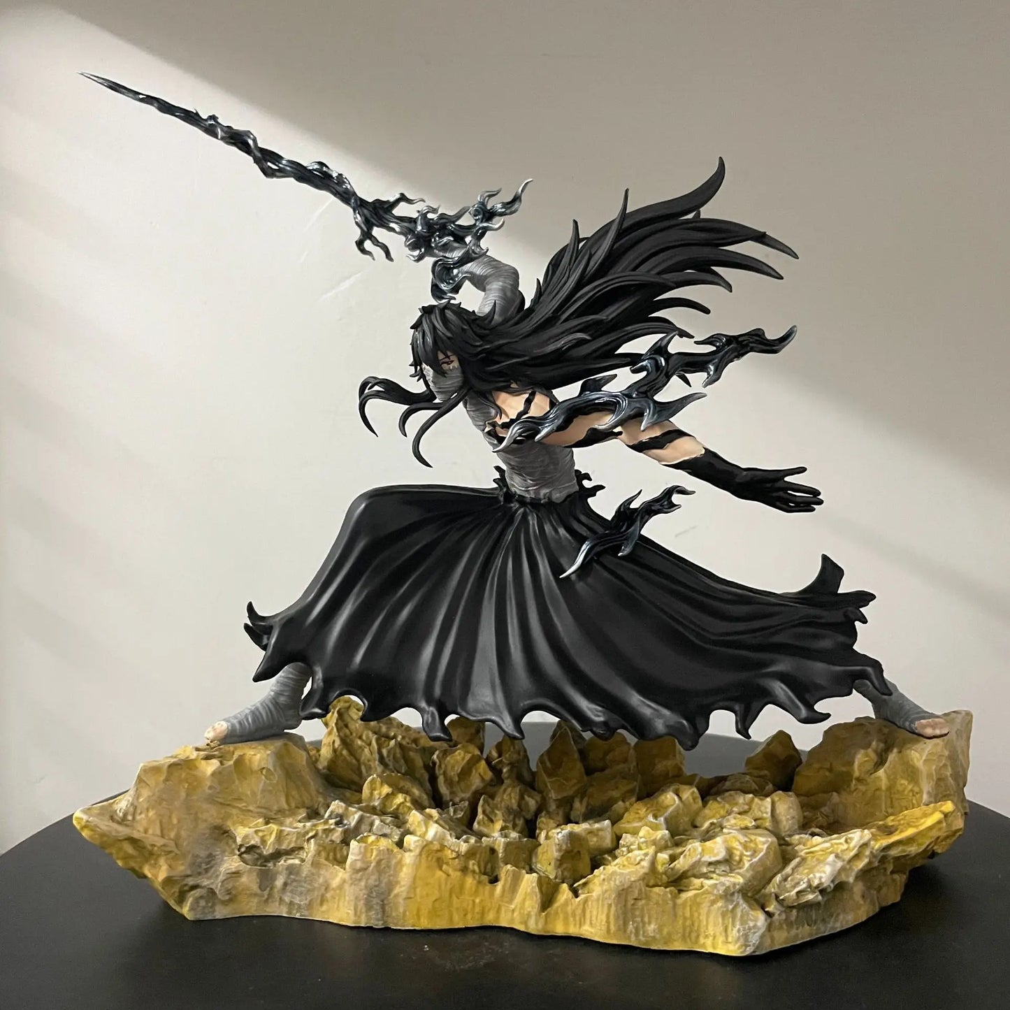 ‌Bleach Anime Ichigo Kurosaki 24cm Moonless Combat Figure Model Statue Collectible Desktop Decor for Boys Gift