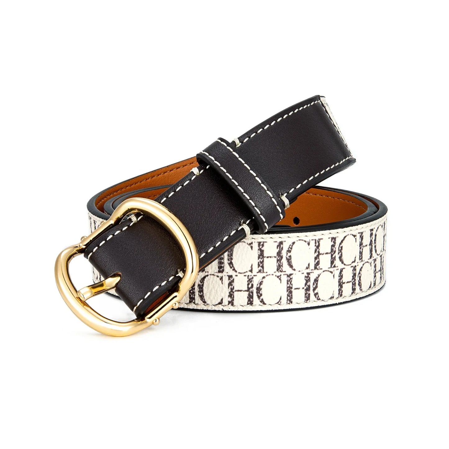 Women's Leather Belt High Quality Casual Trendy Color Letter Print Simple Elegant Waistband Fashion Versatile Strap Hot Sale