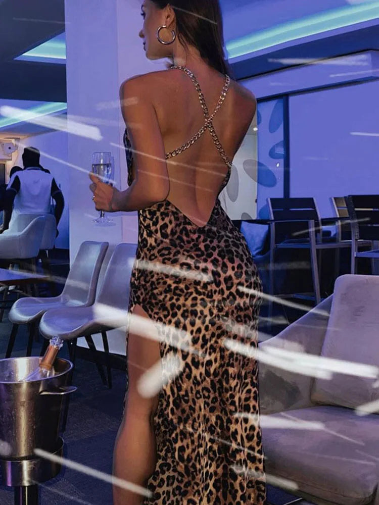 Evening Dresses: Maxi Dress Backless Bodycon Streetwear Festival