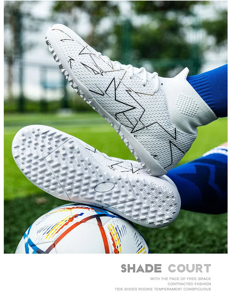 Outdoor Men Breathable Soccer Shoes Cleats Training Football Boots Match Sneakers