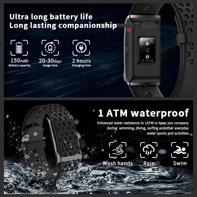 Smart Watch Men Women Fitness Smart Bracelet Sports Band