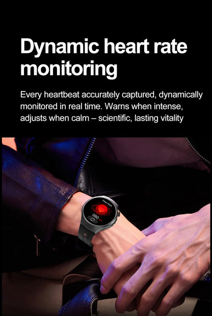 New Smart Watch Men Full Touch Screen Compass Bluetooth Call Flashlight Sports Activity Fitness Heart Rate Waterproof Smartwatch