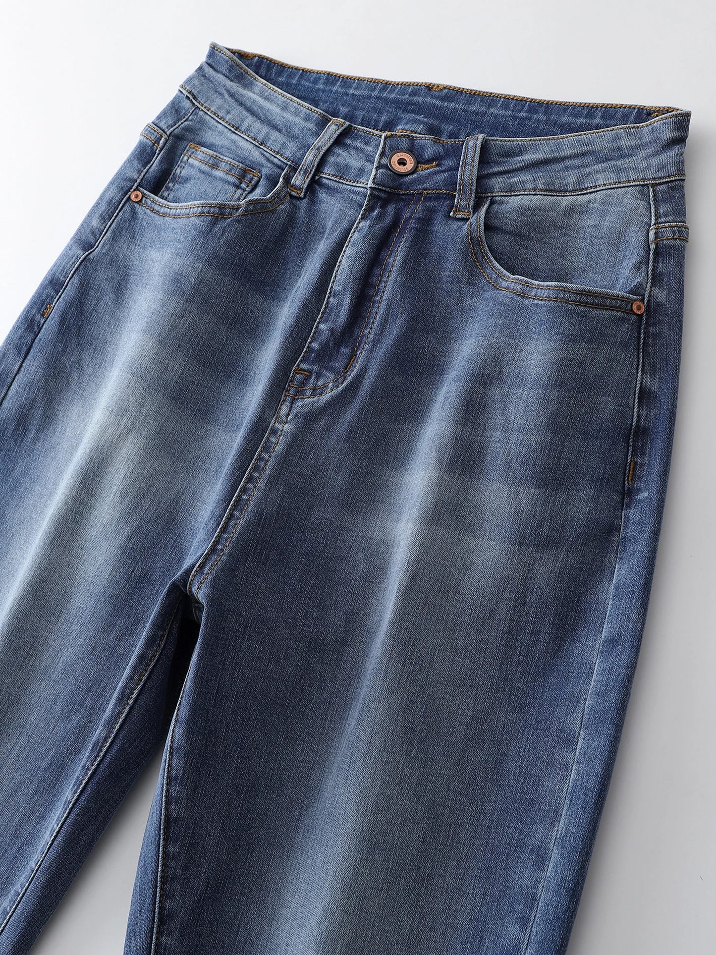 Plus Size Tapered Jeans for Women Full Length Harem Women Jeans