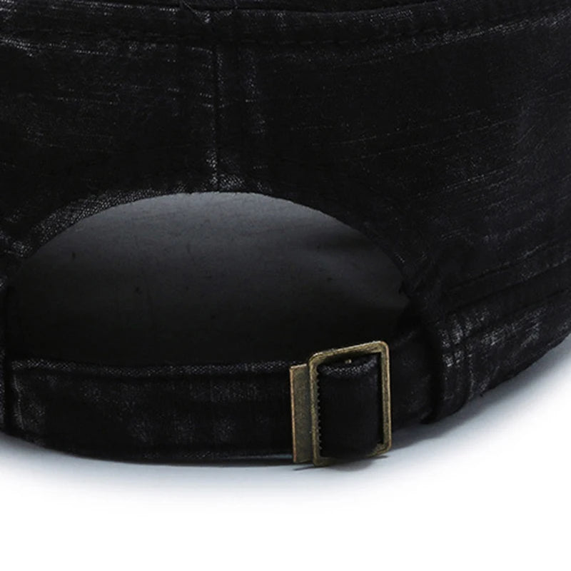Men Women Army Hat Washed Cotton Military Hats Cadet Style Combat Caps