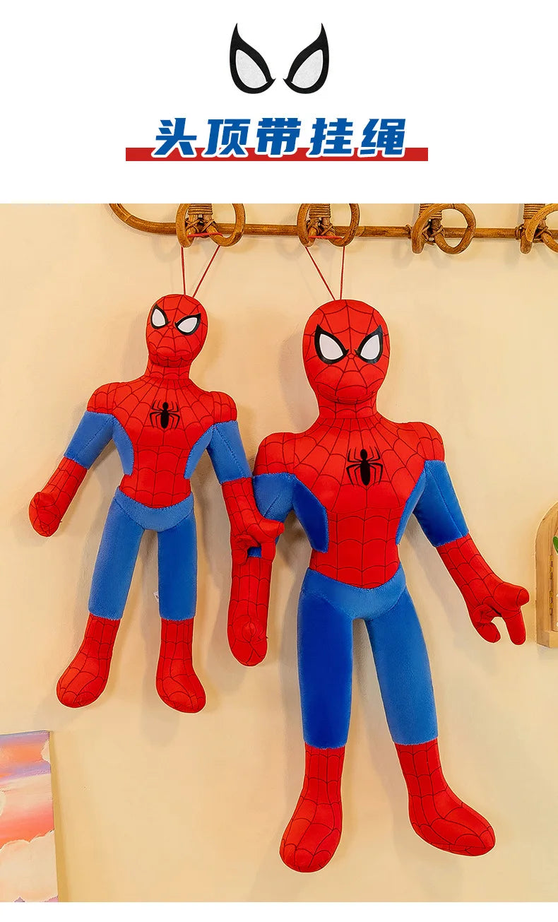 40-120Cm Spiderman New Cute Plush Doll Toys Kawaii Huge Sleep Pillow Cushion Soft Stuffed Animal Doll Birthday Gift for Kids