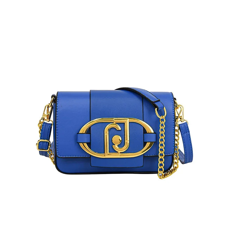 Handbags For Women Metal Buckle Flap Square Shoulder Bags Fashion