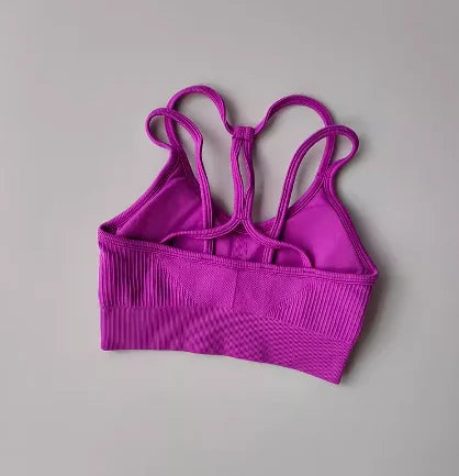Sports underwear women's running shockproof back fitness bra