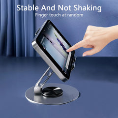 Metal 360° Rotation Mobile Phone Tablet Holder Anti Slip Foldable Regulate Portable