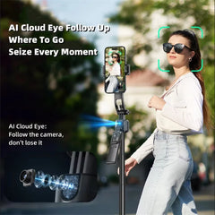 5 in 1 Selfie Stick Gimbal Stabilizer For Smartphone With Bluetooth Remote Intelligent