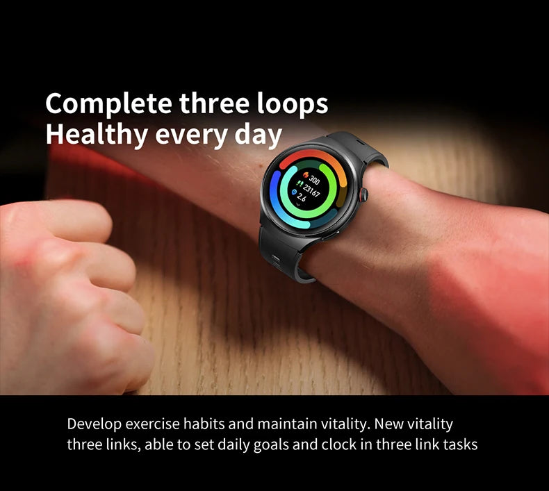 2025 New Smart Watch 6 Pro AMOLED 1.46 inch NFC Heart Rate Monitoring IP68 Bluetooth call Smartwatch Suitable For Android IOS