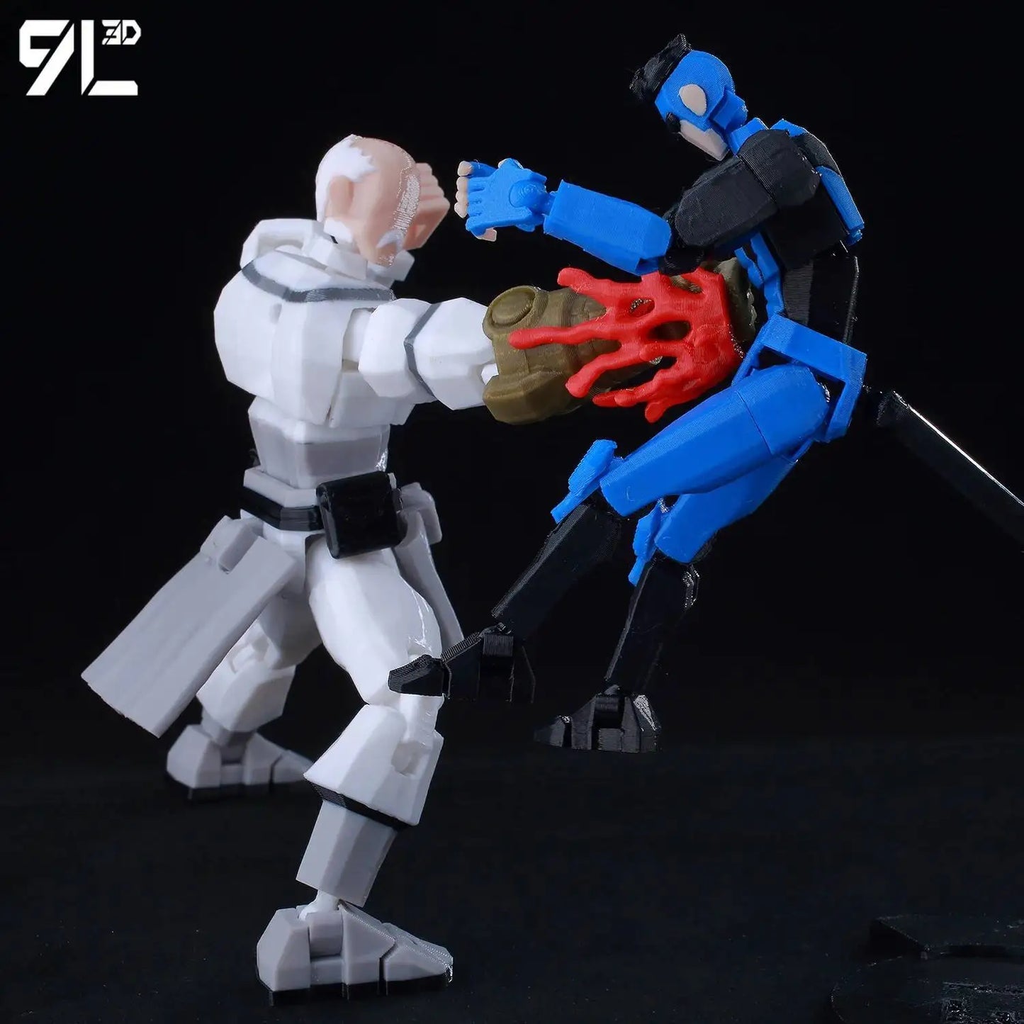 9L3D Printed Invincible Boy Lucky13 Dummy13 Conquer LEX Allen Superheroes Anime Toys Action Figures Mannequin Model Ornaments