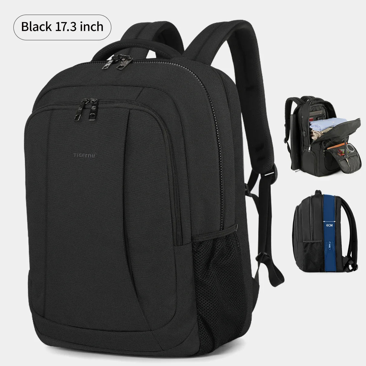 Tigernu Waterproof Nylon Backpack Female Men's Backpack For 15.6 Laptop Notebook Bag Mochilas School Backpacks Bag Male Knapsack