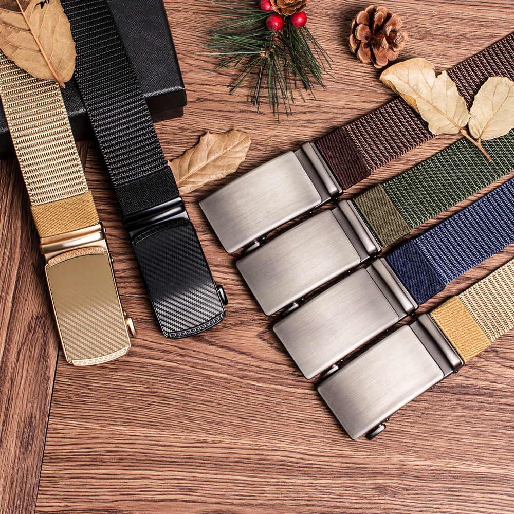 Automatic Buckle Light Comfortable Nylon Military Belt Outdoor Hunting Multifunctional Tactical Canvas Belt High Quality Men Bel