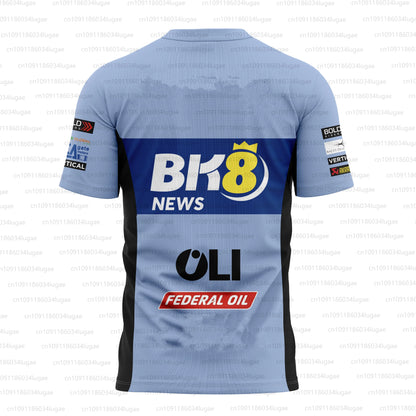 2025 Men's Women's Limited Edition Outdoor Sports Marc Mírquez Salute Design Breathable Leisure Retro Racing T-shirt O Neck Top