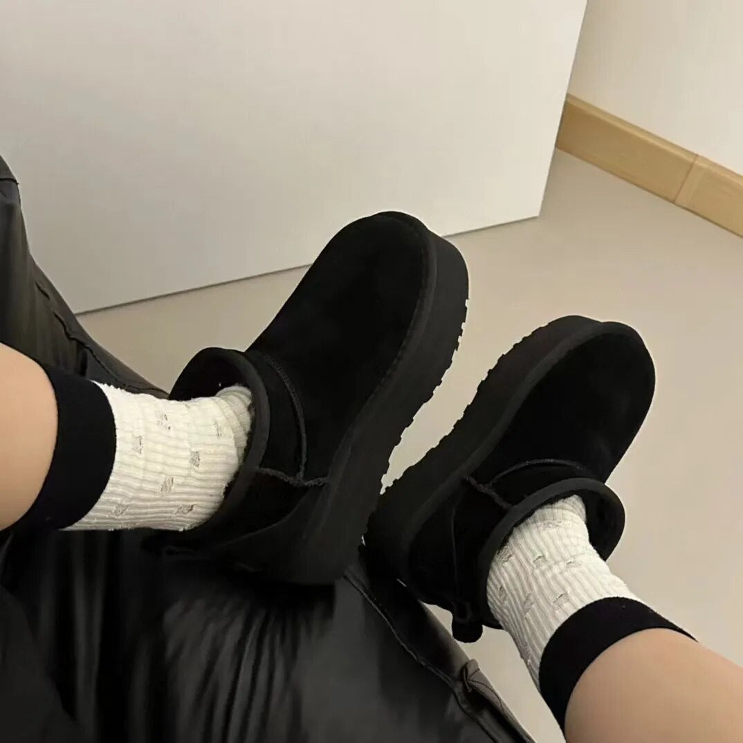 Winter Shoes Fur Snow Ankle Boots Women Men Classic Ultra Mini Luxury Brand