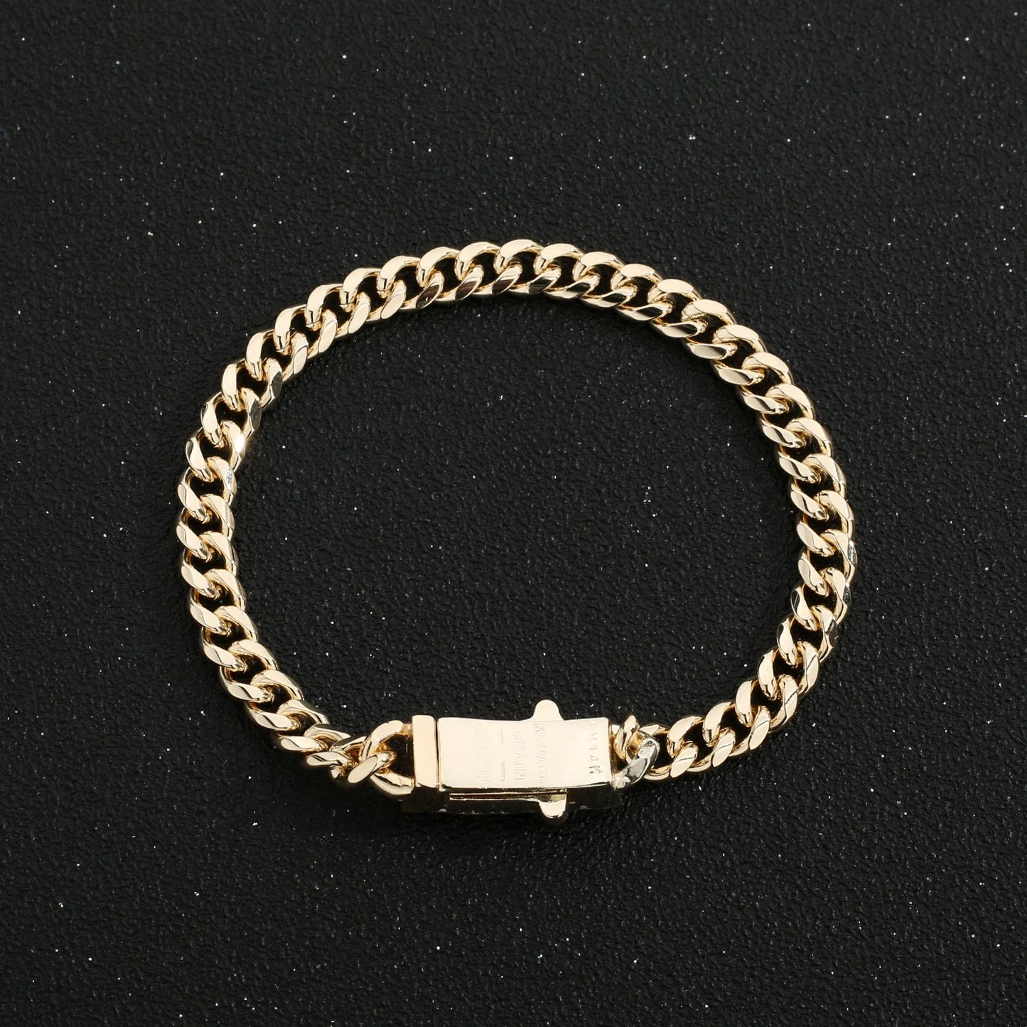 14K Monaco new chain for men and women, brass, cubic zirconia, fashionable Monaco bracelet for men and women