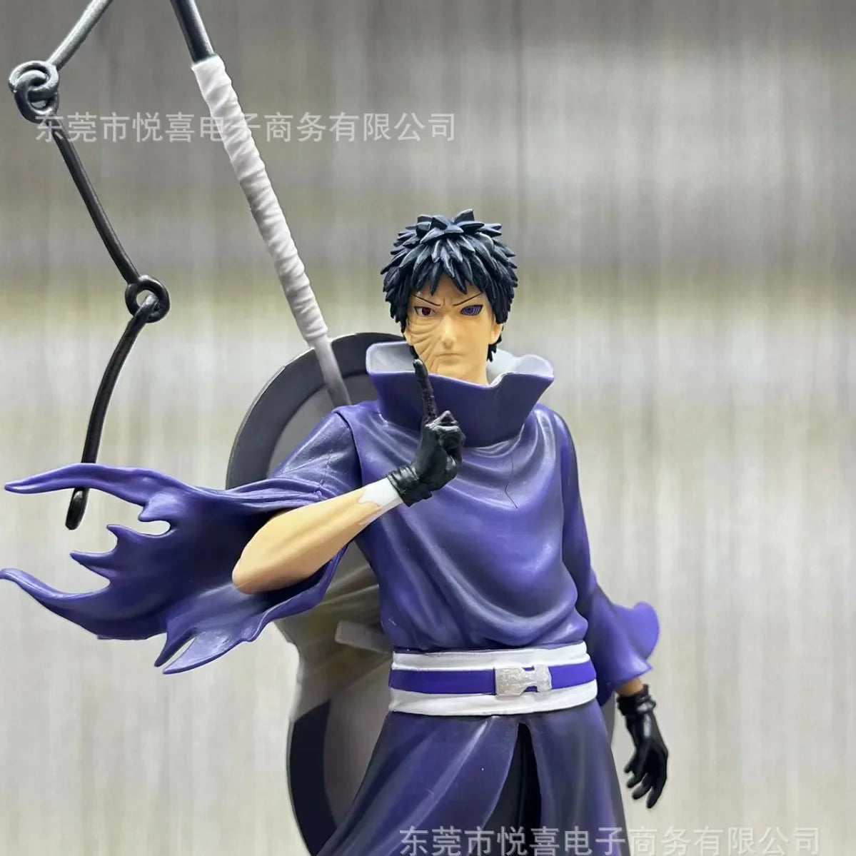 Popular New Product Naruto Figurine Standing Posture Giant Wave Uchiha Dual Head Anime Model Desktop Decoration Ornament Gift