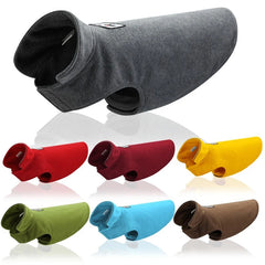 Reversible Pet Jacket Winter Warm Fleece Dog Clothes for Small Medium Large Dogs
