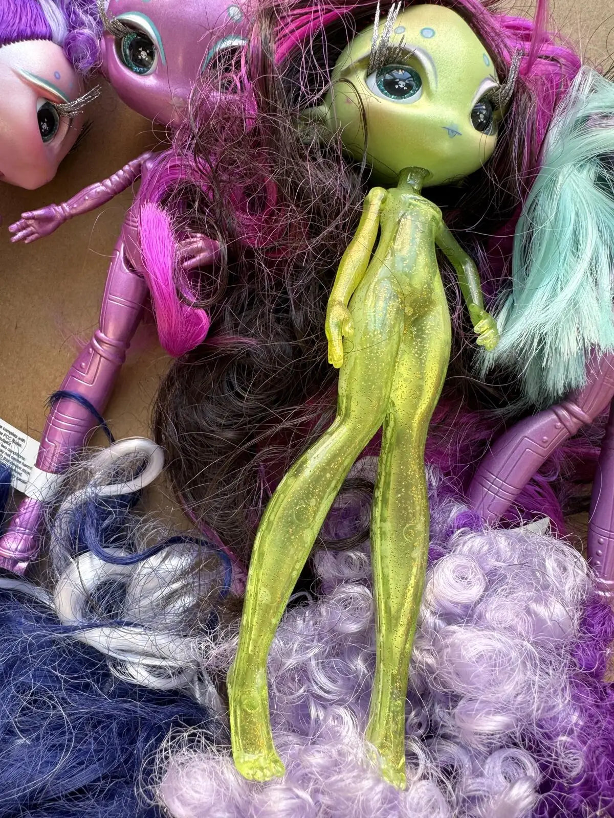 Original Una Verse Dolls Novi Stars with Defectives Joints Movable Rare Collections Gifts