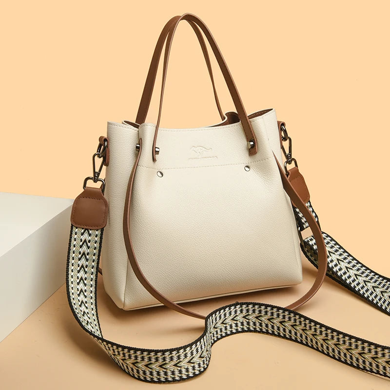 Genuine Leather Shoulder Crossbody Bags for Women Luxury Handbags