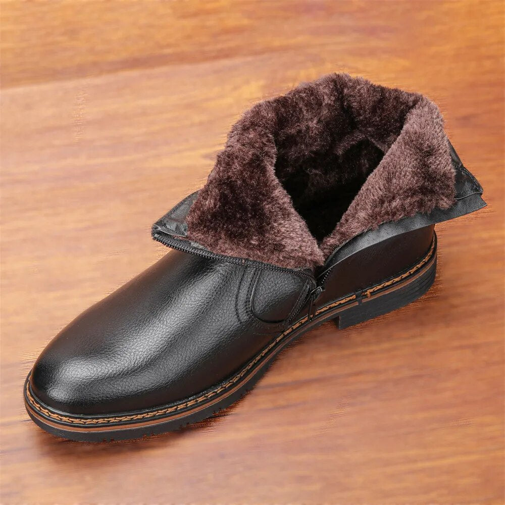 Men Winter Shoes 2023 Non-Slip Warm Comfortable Fashion Men's Snow Boot