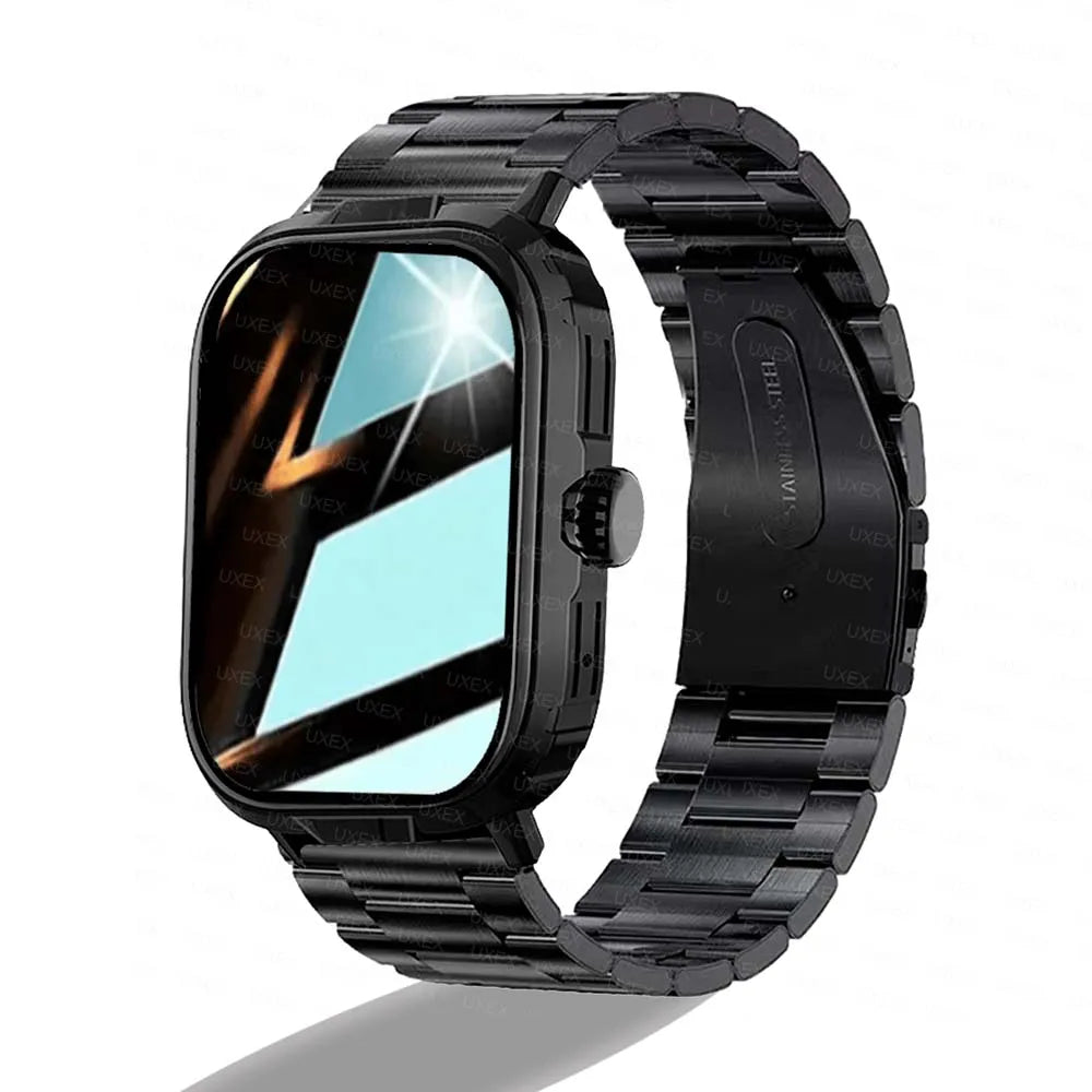 2.01'' Sports Smart Watch Fitness Clock Health Monitor Waterproof Smartwatch Wireless Call Watches For Men Women IOS Xiaomi 2025